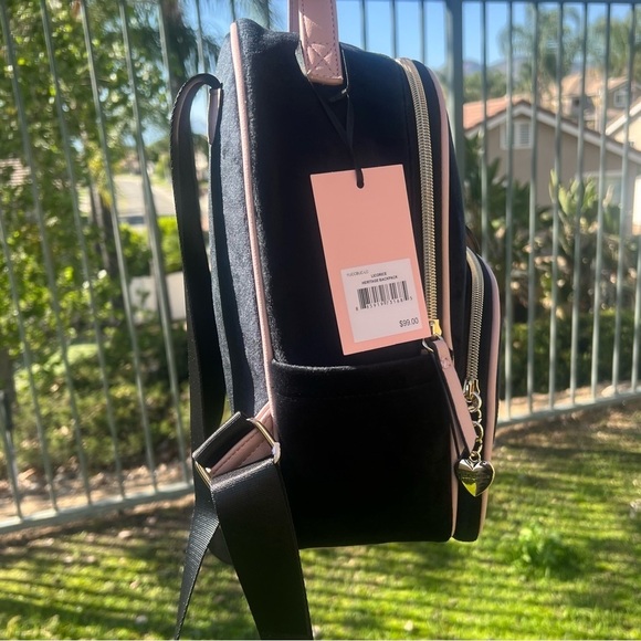 JUICY COUTURE black and pink mini backpack , NWT​​ main image 9